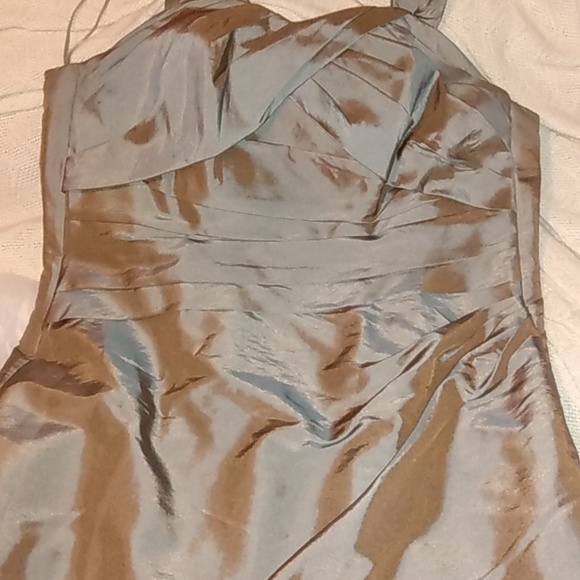 Silver / Gray Iridescent Dress /Gown by Impression Bridal (Street Size 12) - Picture 8 of 13